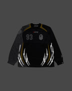 MULTI LOGO RELAXED FIT FOOTBALL LS JERSEY MENS