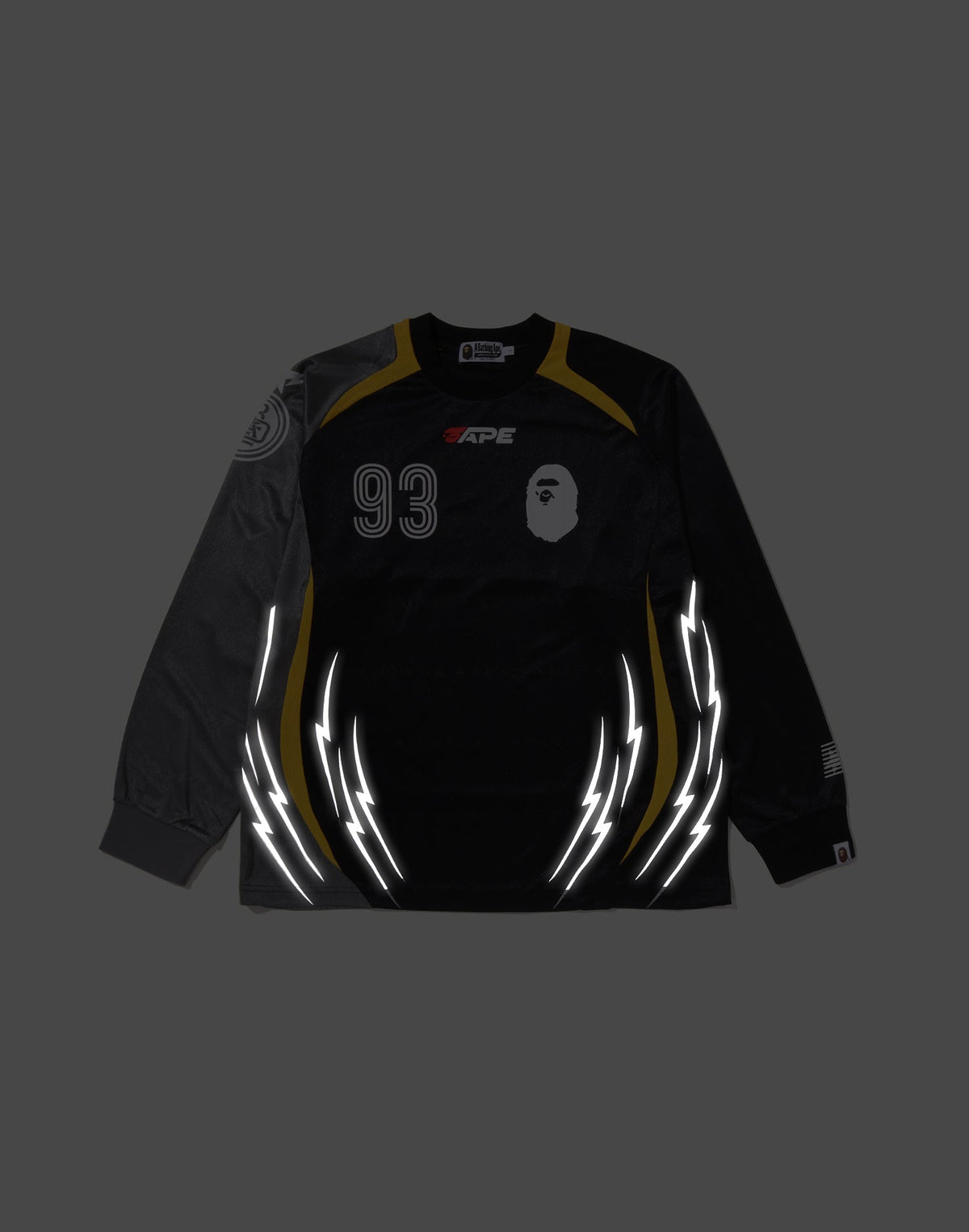 MULTI LOGO RELAXED FIT FOOTBALL LS JERSEY MENS