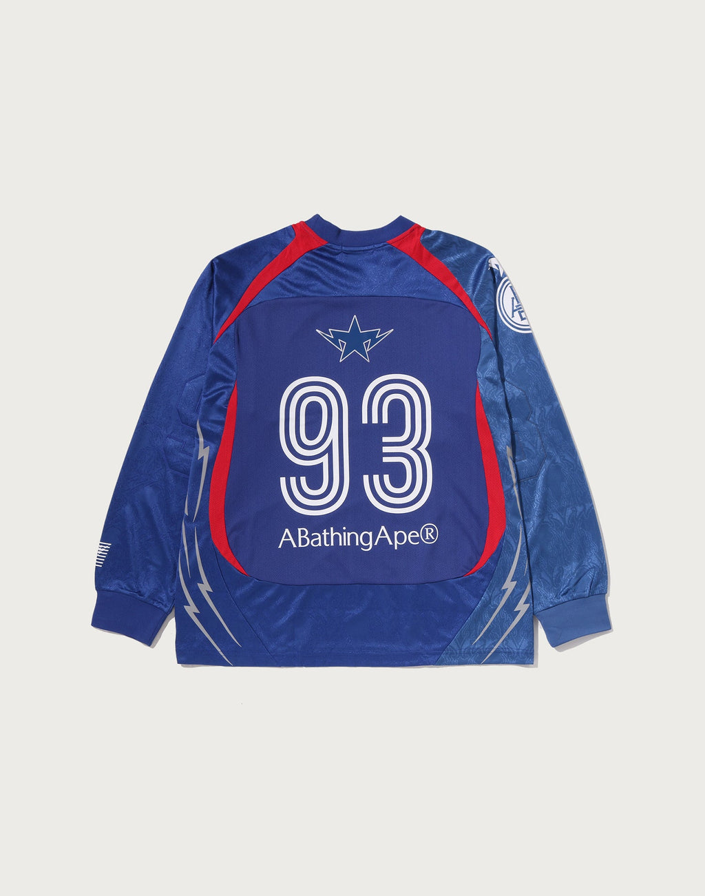 MULTI LOGO RELAXED FIT FOOTBALL LS JERSEY MENS