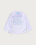 SOLID CAMO LACE FOOTBALL OVERSIZE LS TEE LADIES