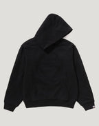 PADDED SHARK CROPPED FIT PULLOVER HOODIE MENS
