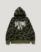 1ST CAMO PULLOVER HOODIE MENS