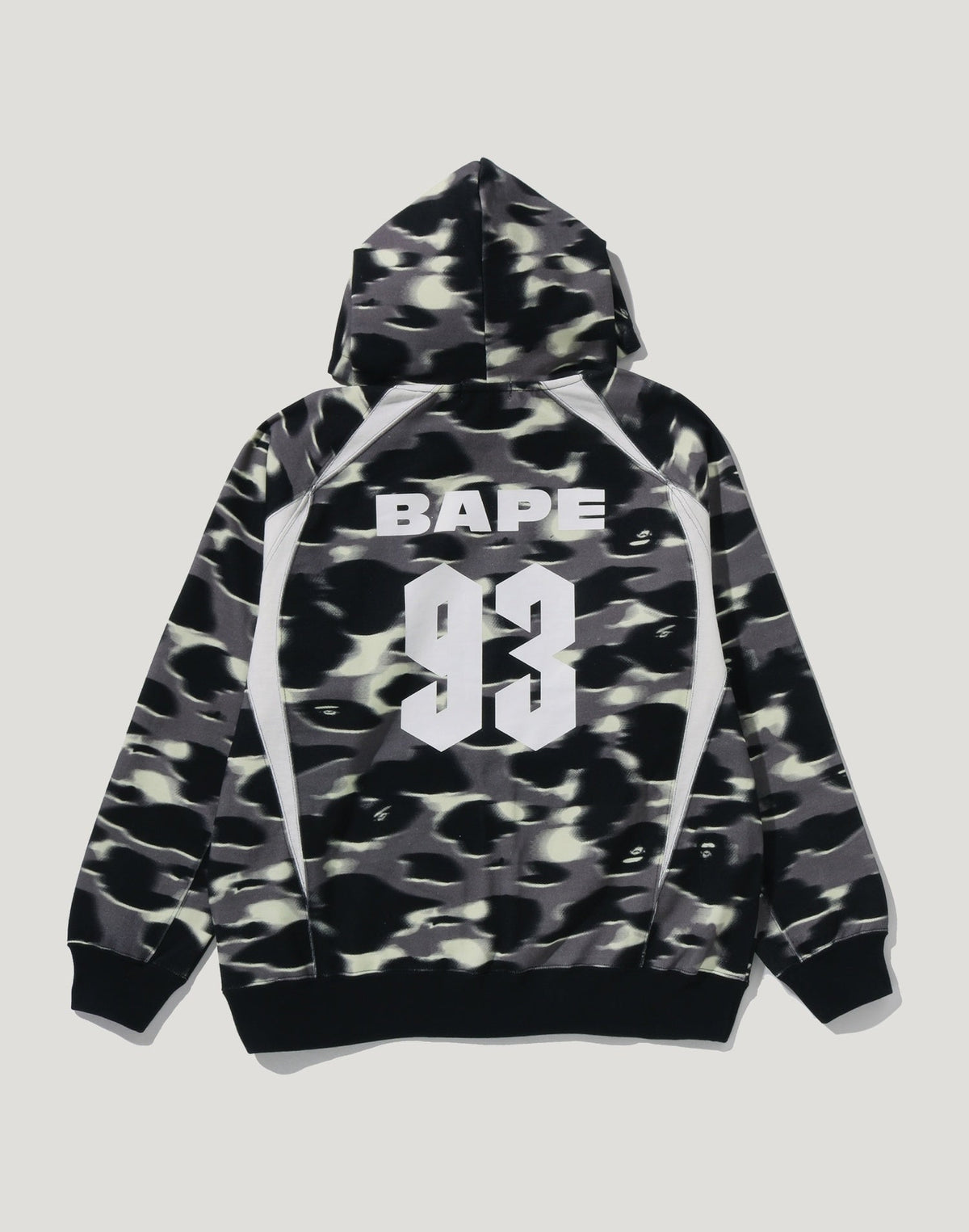 SCREEN CAMO FOOTBALL LOGO RELAXED FIT PULLOVER HOODIE MENS