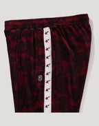 SOLID CAMO VELOUR METAL ONE POINT RELAXED FIT TRACK PANTS MENS