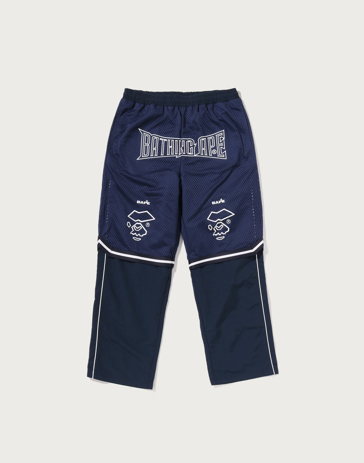 LAYERED TRACK PANTS MENS