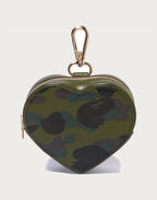 1ST CAMO HEART SHAPED COIN CASE LADIES