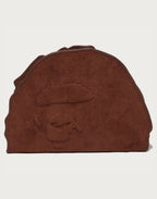 APE HEAD SUEDE EMBOSSED POUCH MENS
