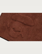 APE HEAD SUEDE EMBOSSED POUCH MENS