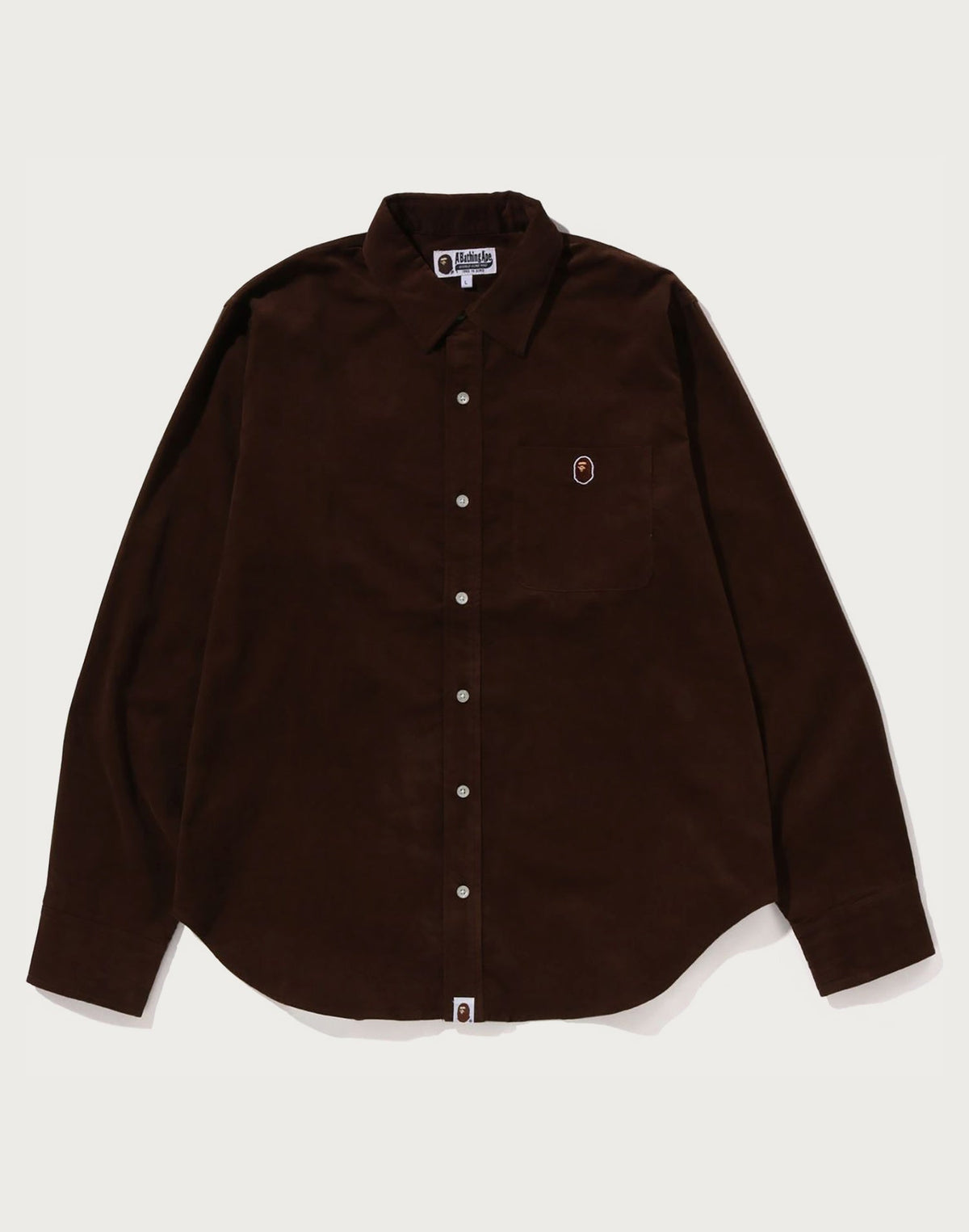 APE HEAD ONE POINT CORDUROY SHIRT MENS
