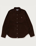 APE HEAD ONE POINT CORDUROY SHIRT MENS