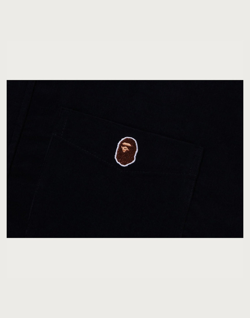 APE HEAD ONE POINT CORDUROY SHIRT MENS