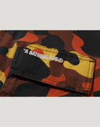 1ST CAMO HEAVY WASHED MULTI POCKET CARGO LS SHIRT MENS