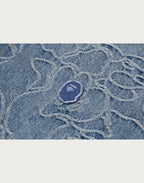 ONE POINT LINE CAMO JACQUARD DENIM LS SHIRT MENS