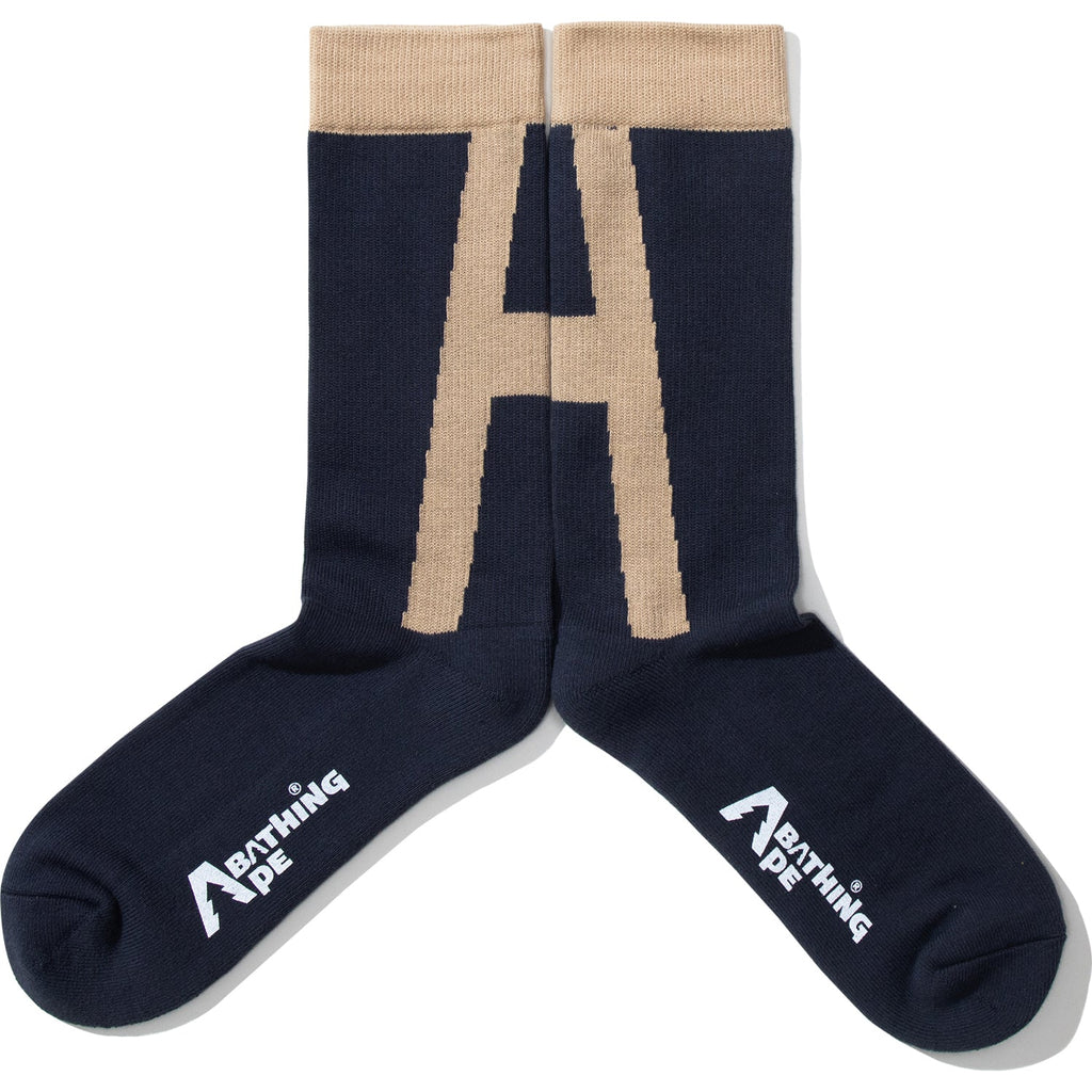 BAPE BY KAZUKI KURAISHI A LOGO SOCKS MENS