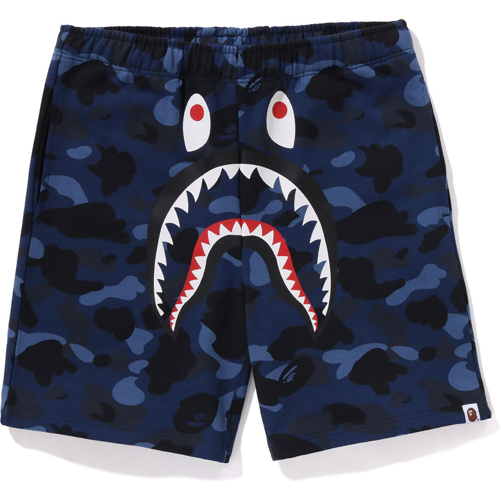 COLOR CAMO SHARK SWEAT SHORTS MENS