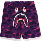 COLOR CAMO SHARK SWEAT SHORTS MENS