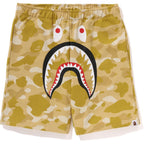 COLOR CAMO SHARK SWEAT SHORTS MENS