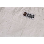 EMBROIDERY RELAXED FIT SHORTS MENS