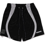 SOLID CAMO JACQUARD MULTILOGO RELAXED FIT SWEAT SHORTS MENS