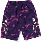 COLOR CAMO SIDE SHARK BEACH SHORTS JR KIDS