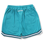 BAPE X JUST DON MILO RELAXED FIT BASKETBALL SHORTS MENS