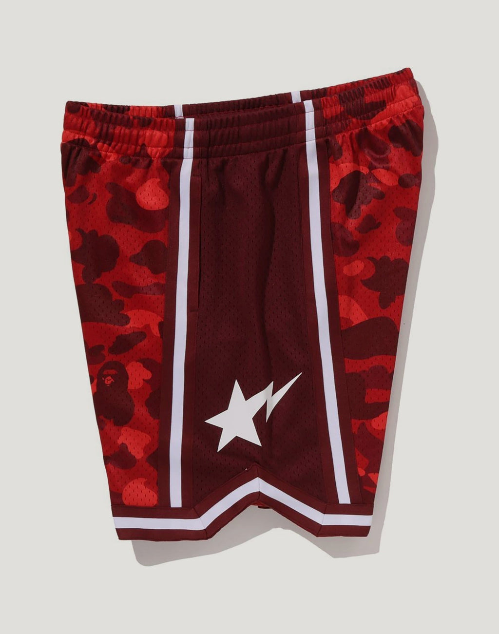 COLOR CAMO MESH RELAXED FIT SHORTS MENS