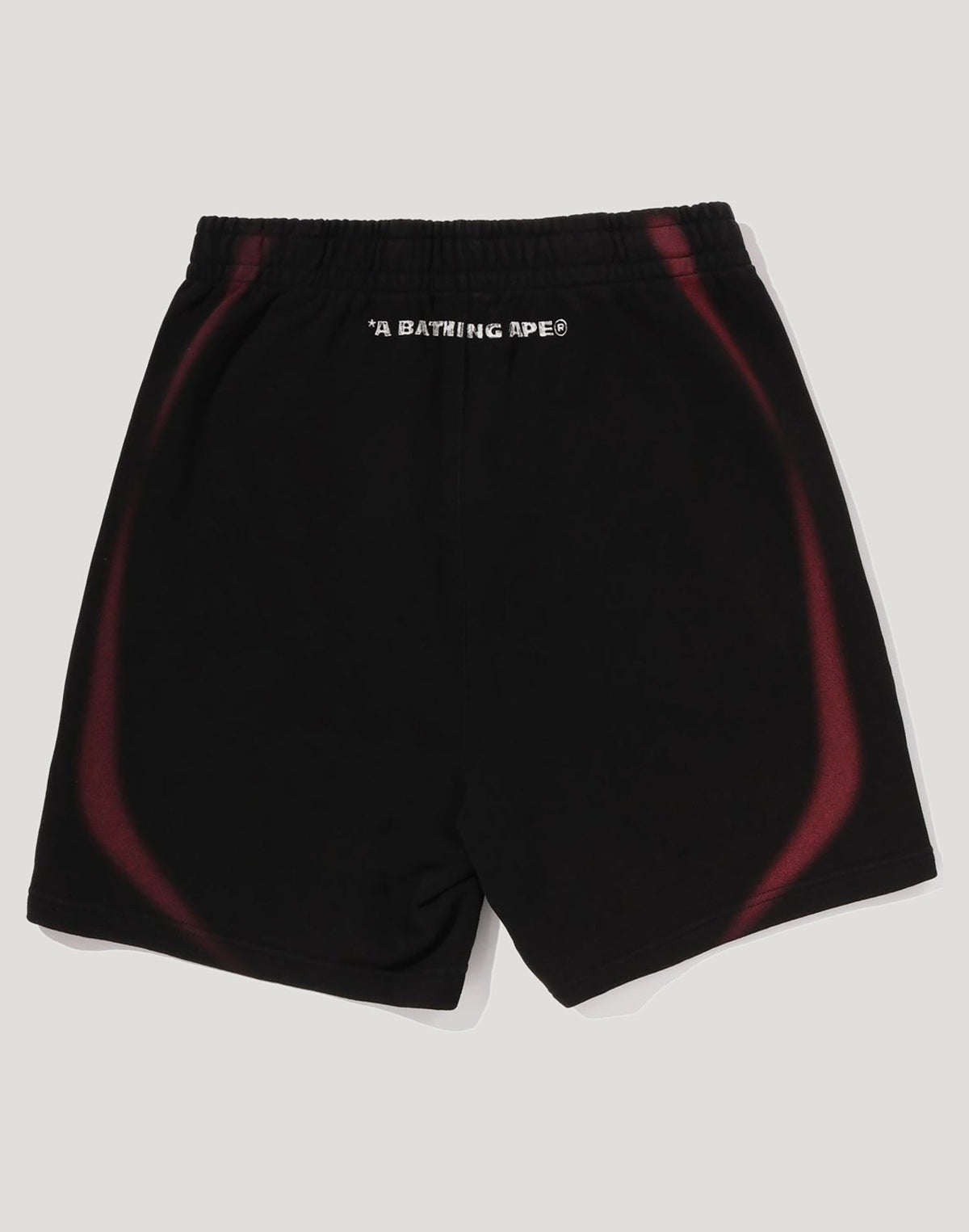 HEAVY WASH HAND DRAW FOOTBALL LOGO RELAXED FIT SWEAT SHORTS MENS