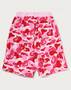 ABC CAMO BAPE STA LOGO SWEAT JORTS LADIES