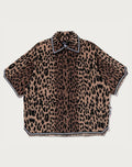 BAPE BY KAZUKI KURAISHI LEOPARD JACQUARD SS SHIRT MENS