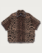 BAPE BY KAZUKI KURAISHI LEOPARD JACQUARD SS SHIRT MENS