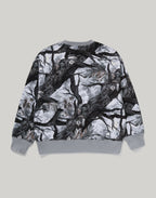 TREE EDGE CAMO COLLEGE RELAXED FIT CREWNECK MENS