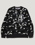 CITY CAMO PAINTING CREWNECK SWEATSHIRT MENS