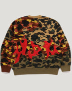 1ST CAMO UPCYCLED RELAXED FIT CREWNECK SWEATSHIRT MENS