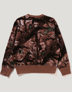 TREE EDGE CAMO CREWNECK SWEATSHIRT LADIES