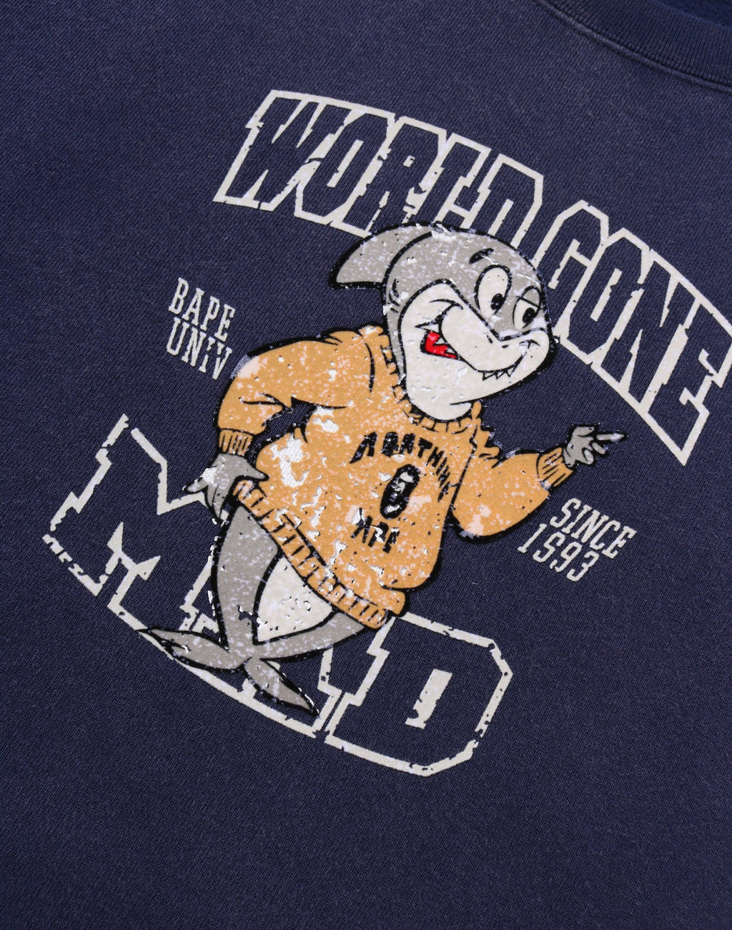 WGM BEAST COLLEGE RELAXED FIT CREWNECK SWEATSHIRT MENS