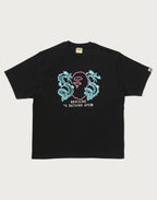 BAPE X 88RISING NEON LOGO RELAXED FIT TEE MENS