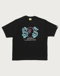 BAPE X 88RISING NEON LOGO RELAXED FIT TEE MENS