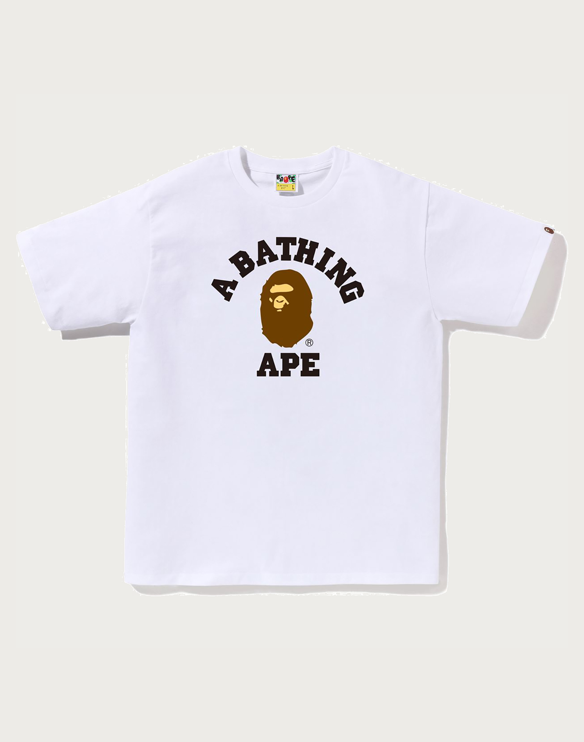 BAPE MENS COLLEGE TEE