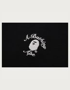 BAPE MENS ONE POINT APE HEAD COLLEGE RELAXED FIT T-SHIRT