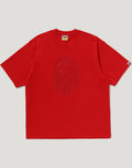 BAPE US BLACK FRIDAY METALLIC APE HEAD RELAXED FIT TEE MENS