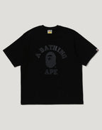 BAPE US BLACK FRIDAY METALLIC COLLEGE RELAXED FIT TEE MENS