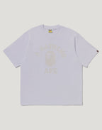 BAPE US BLACK FRIDAY METALLIC COLLEGE RELAXED FIT TEE MENS