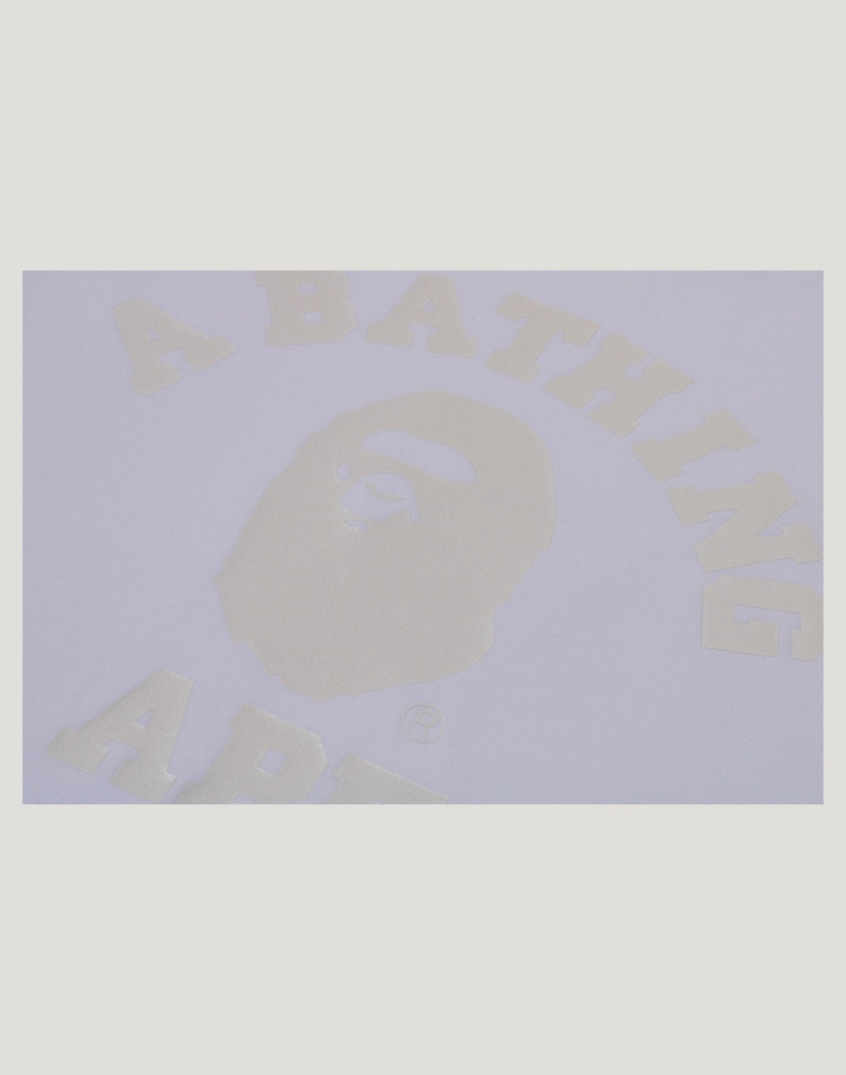 BAPE US BLACK FRIDAY METALLIC COLLEGE RELAXED FIT TEE MENS
