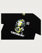 BAPE X CR7 LIFE GRAPHIC A BATHING APE RELAXED FIT TEE #1 MENS