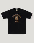 WILD LEOPARD PATTERN COLLEGE TEE MENS