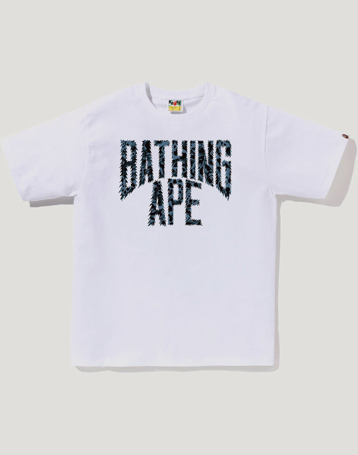 WILD LEOPARD PATTERN NYC LOGO TEE MENS