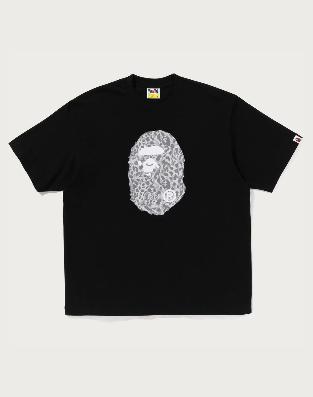 WILD LEOPARD PATTERN APE HEAD RELAXED FIT TEE MENS