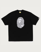 WILD LEOPARD PATTERN APE HEAD RELAXED FIT TEE MENS