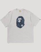 WILD LEOPARD PATTERN APE HEAD RELAXED FIT TEE MENS