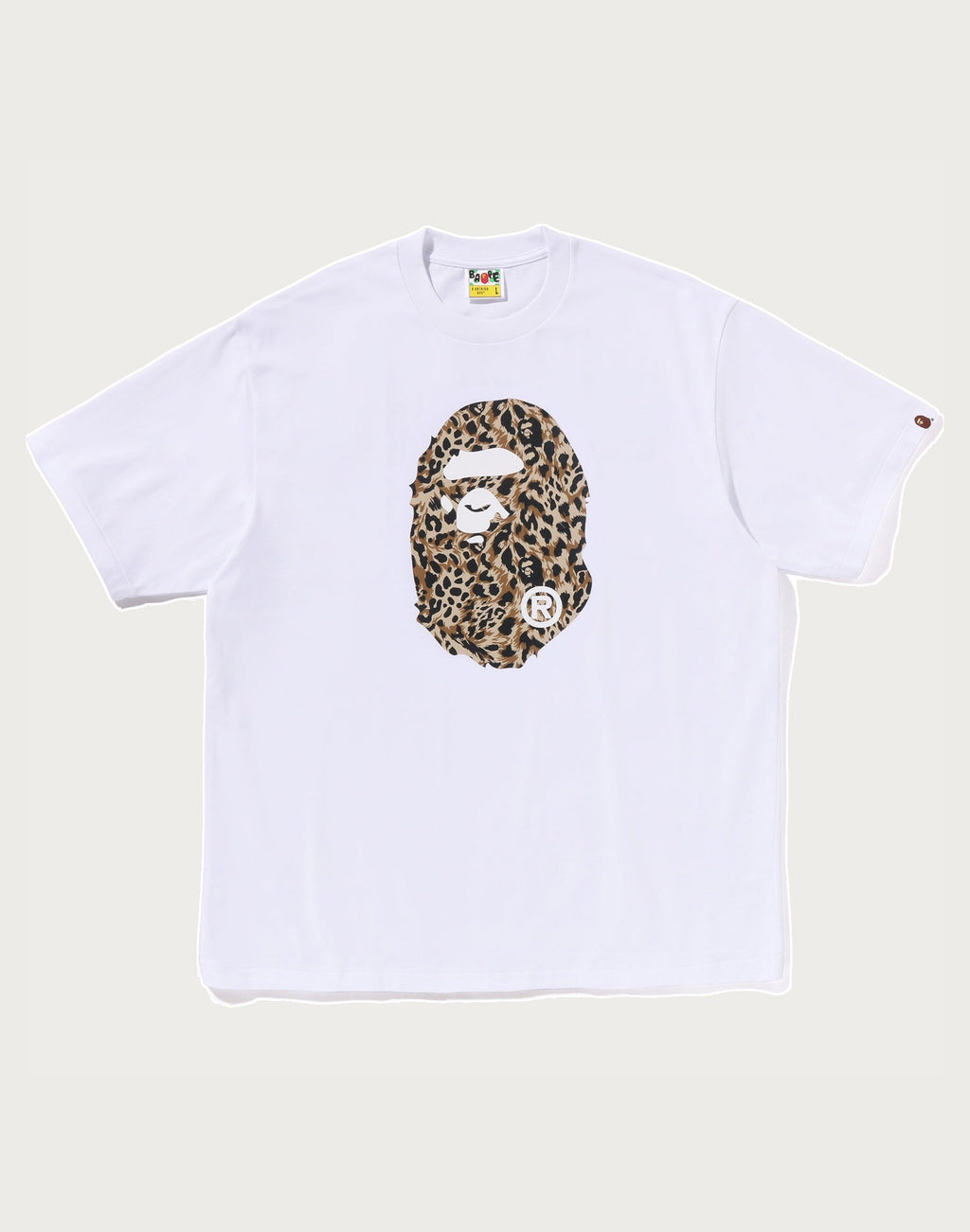 WILD LEOPARD PATTERN APE HEAD RELAXED FIT TEE MENS